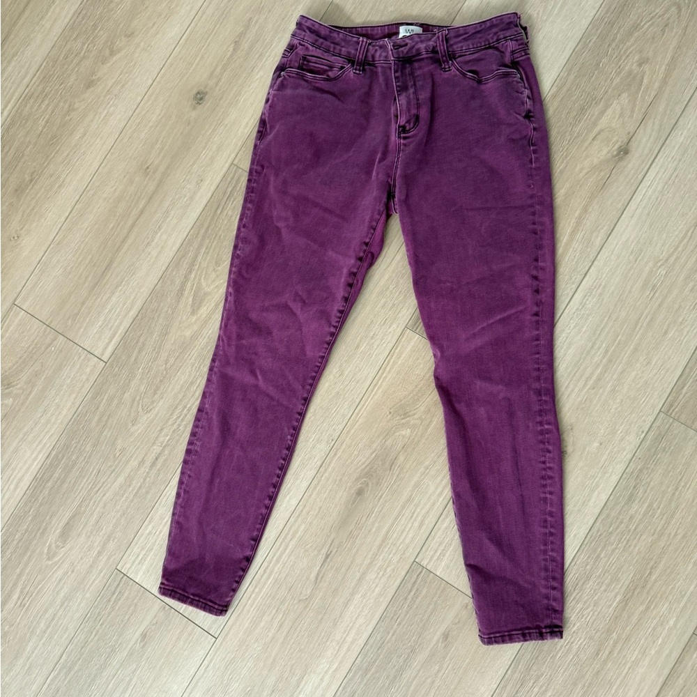 Vibrant Purple Skinny Jeans for Women